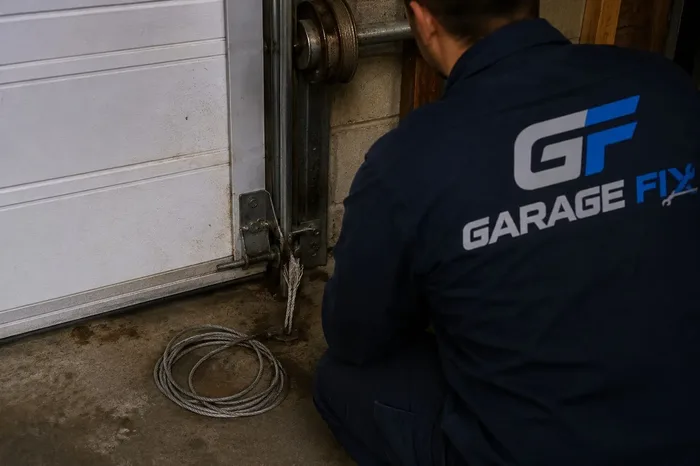Cable repair garage door Asheville