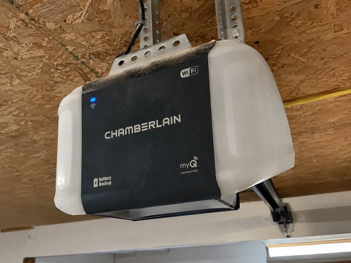 Garage door opener installation
