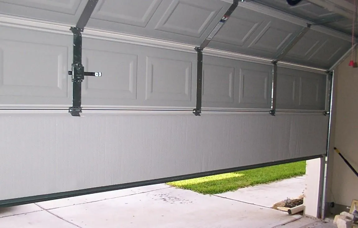Garage door hardware repair