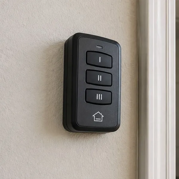 Wall button installation